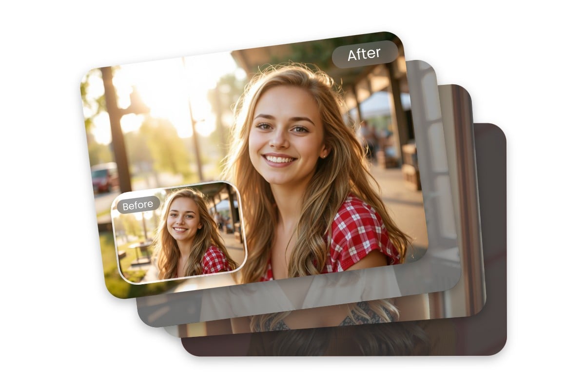 Upload multiple images to enlarge bigger sizes