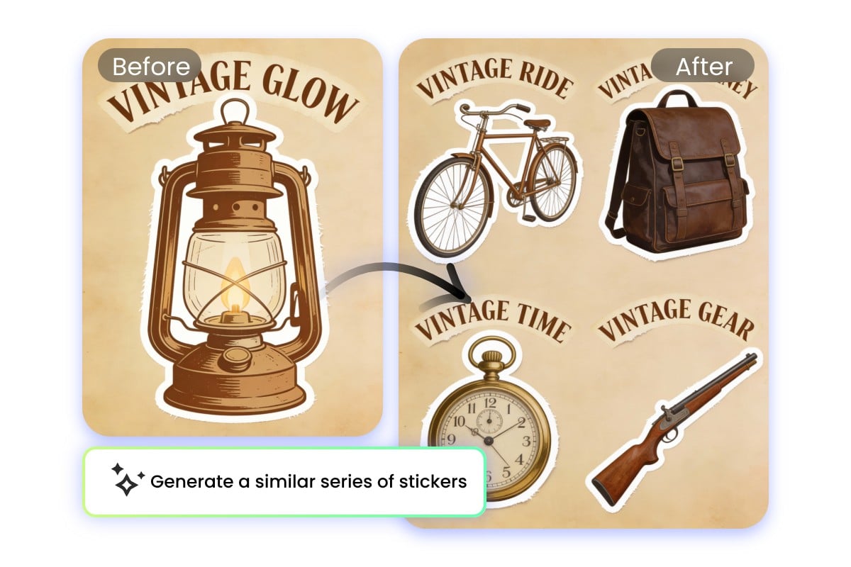 Importer votre design et le transformer en mockup d'autocollant réaliste