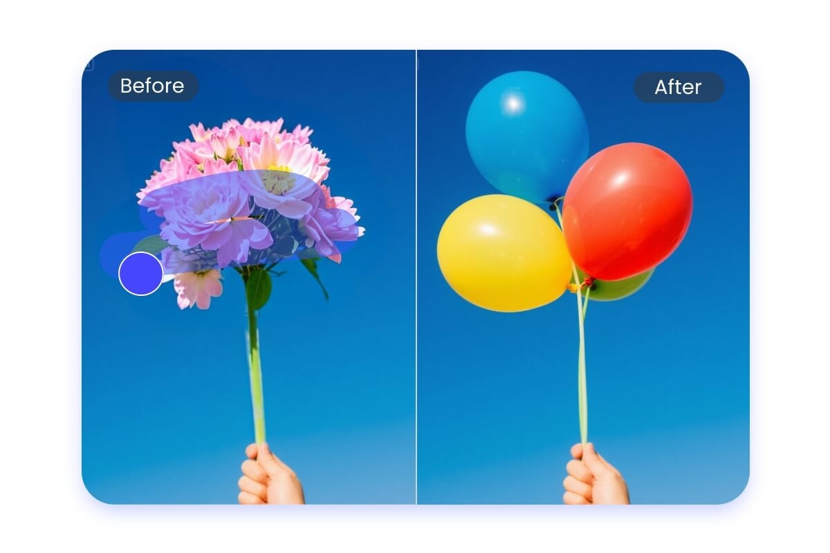 Use Fotor ai replace photo editor to create creative images