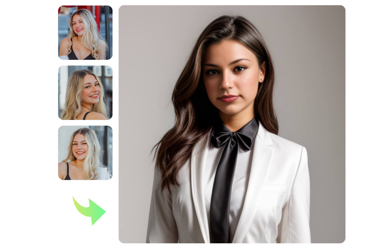 AI Hoofdfoto Generator Maak Professionele Pasfoto s Fotor