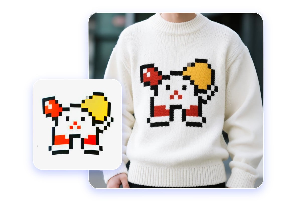 Use ai pixel art generator to design your sweater