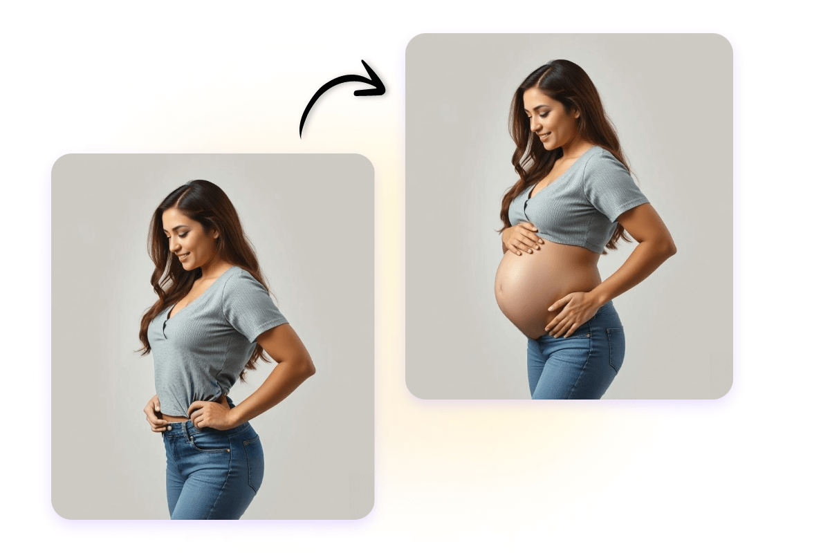 Free AI Pregnant Filter: Create a Pregnant Look in Photos | Fotor