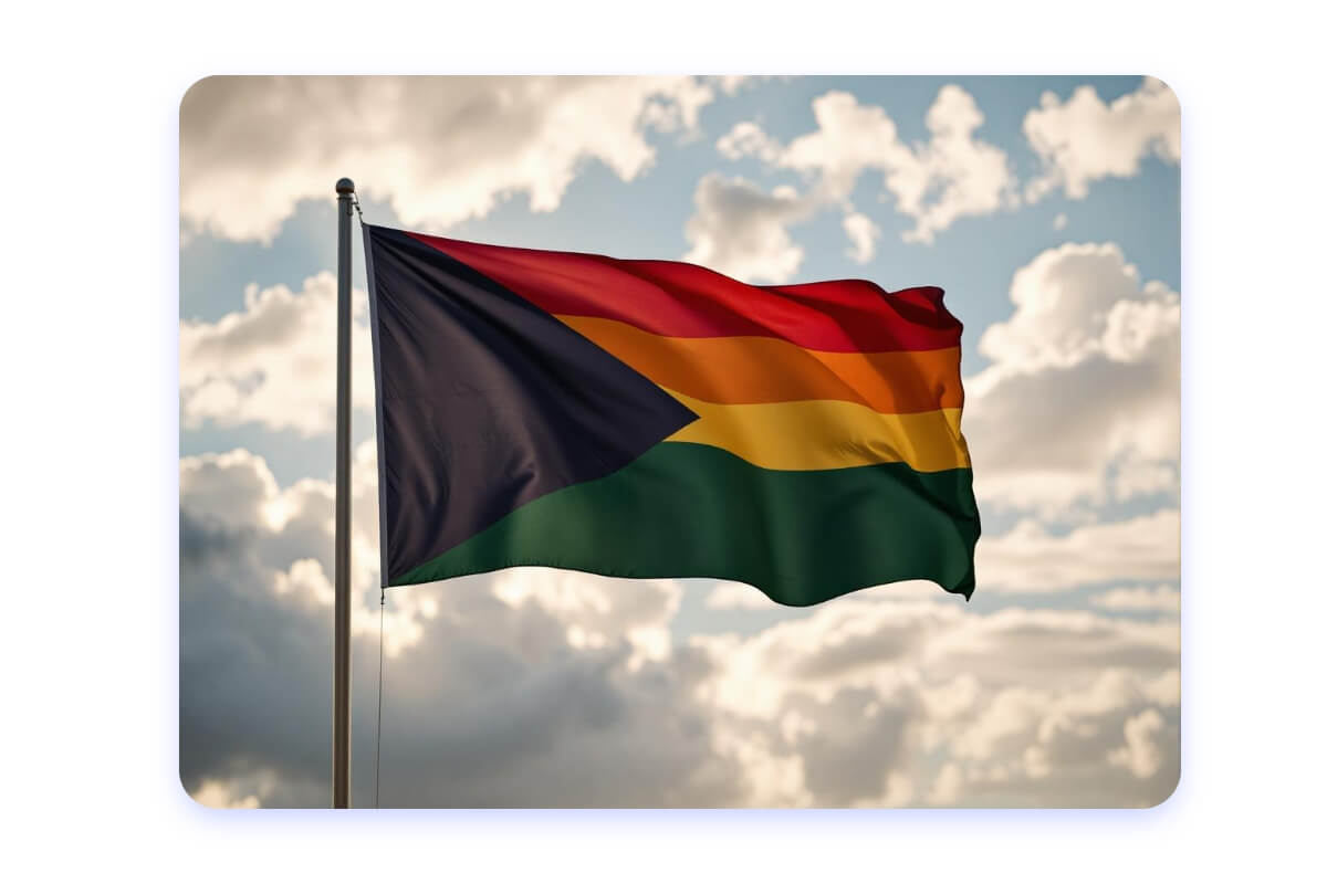 Use ai to generate a flag about racial equality