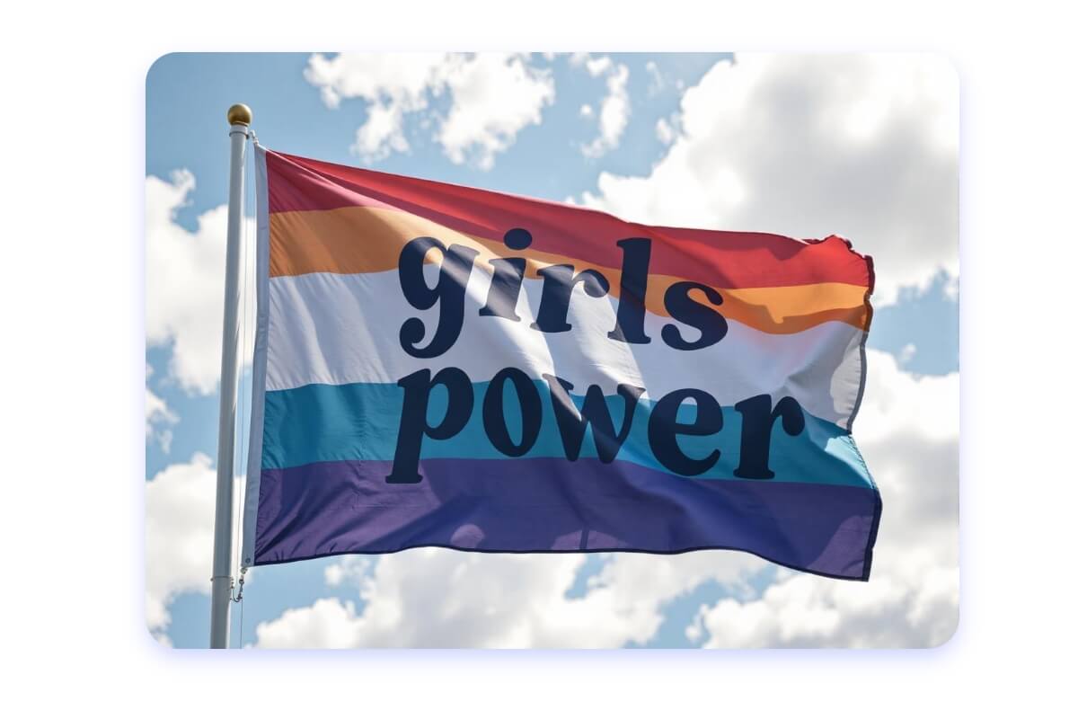 AI Flag Generator Online Free - Use Ai To Generate A Flag About Women Rights Movement 2025 01 21 064508 Aayg 