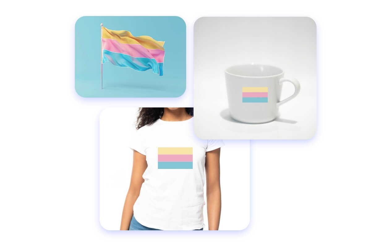 Use ai to generate flags for personal brand display