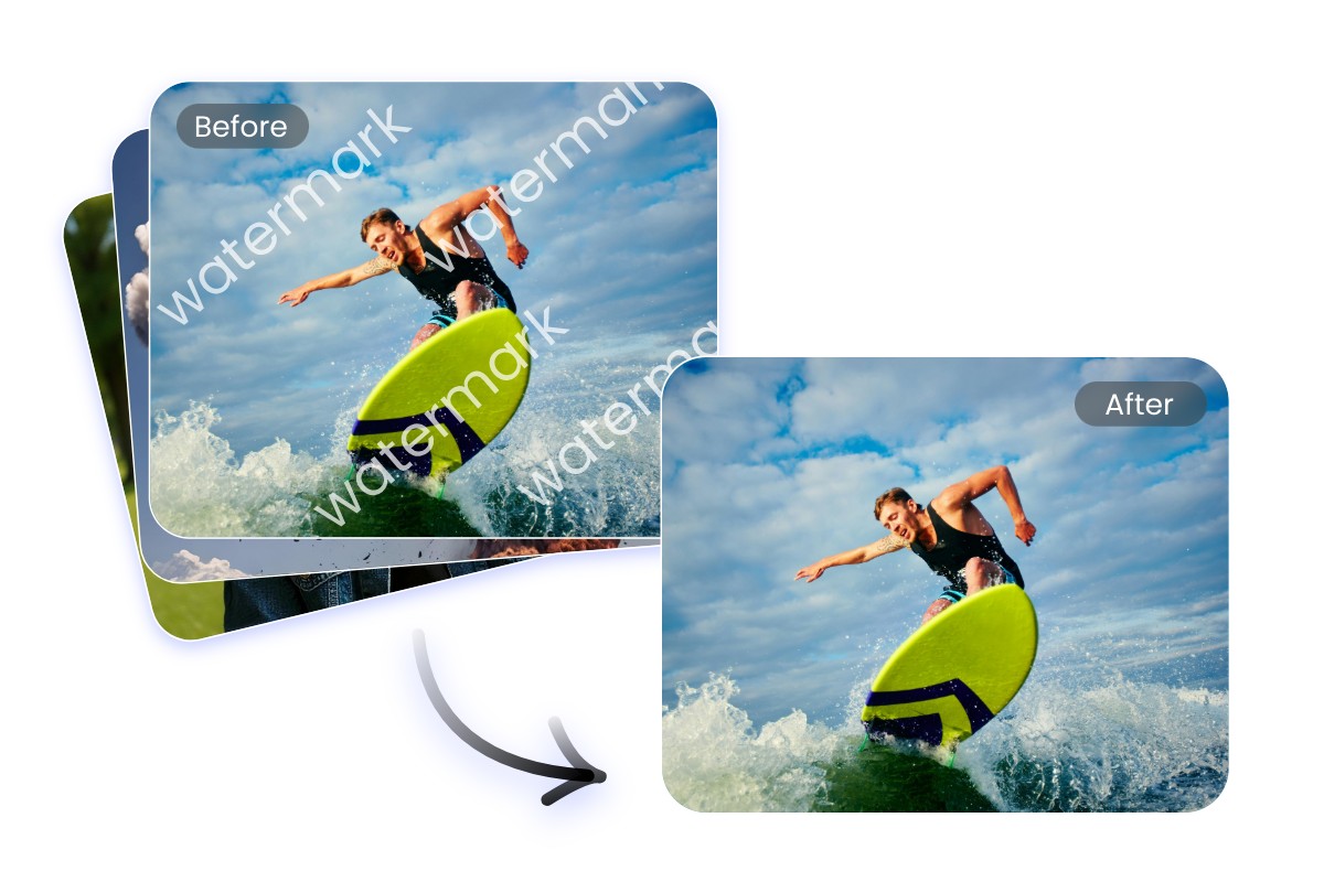 Use fotor watermark remover to get rid of watermarks from photos in bulk