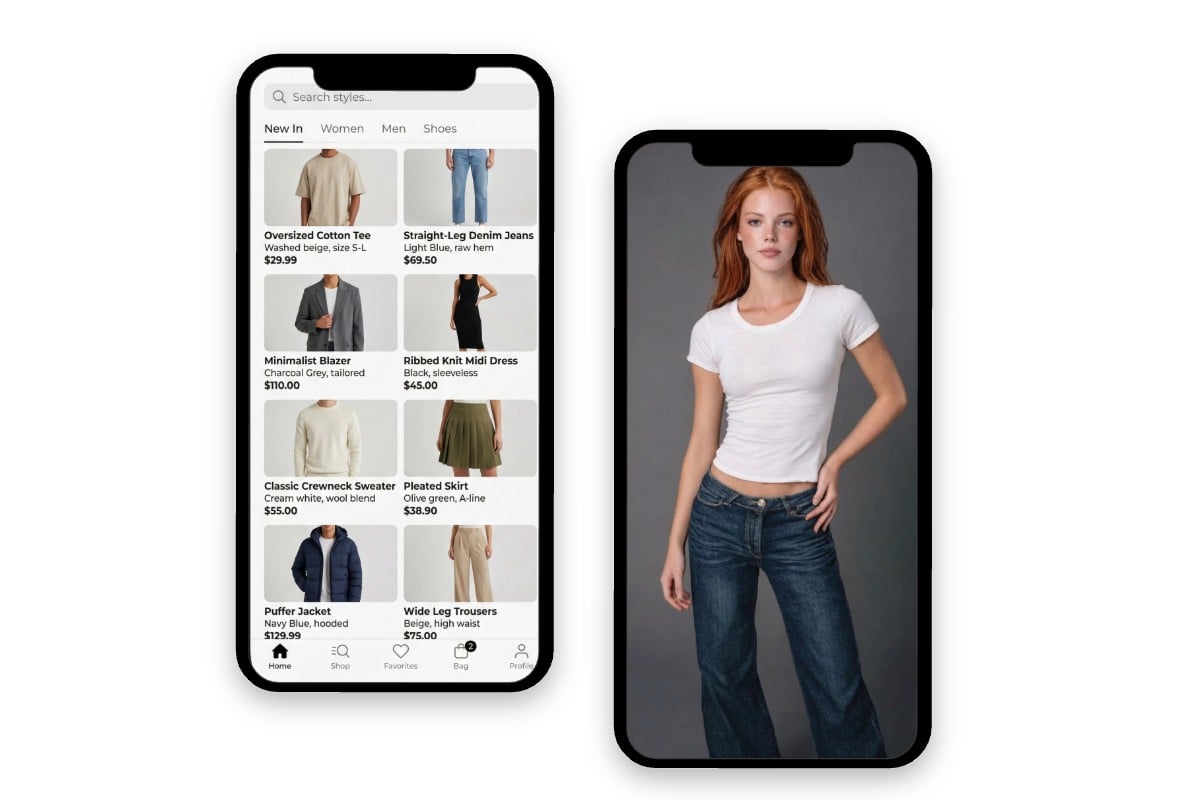 Use fotors ai clothes changer to virtually try on clothes