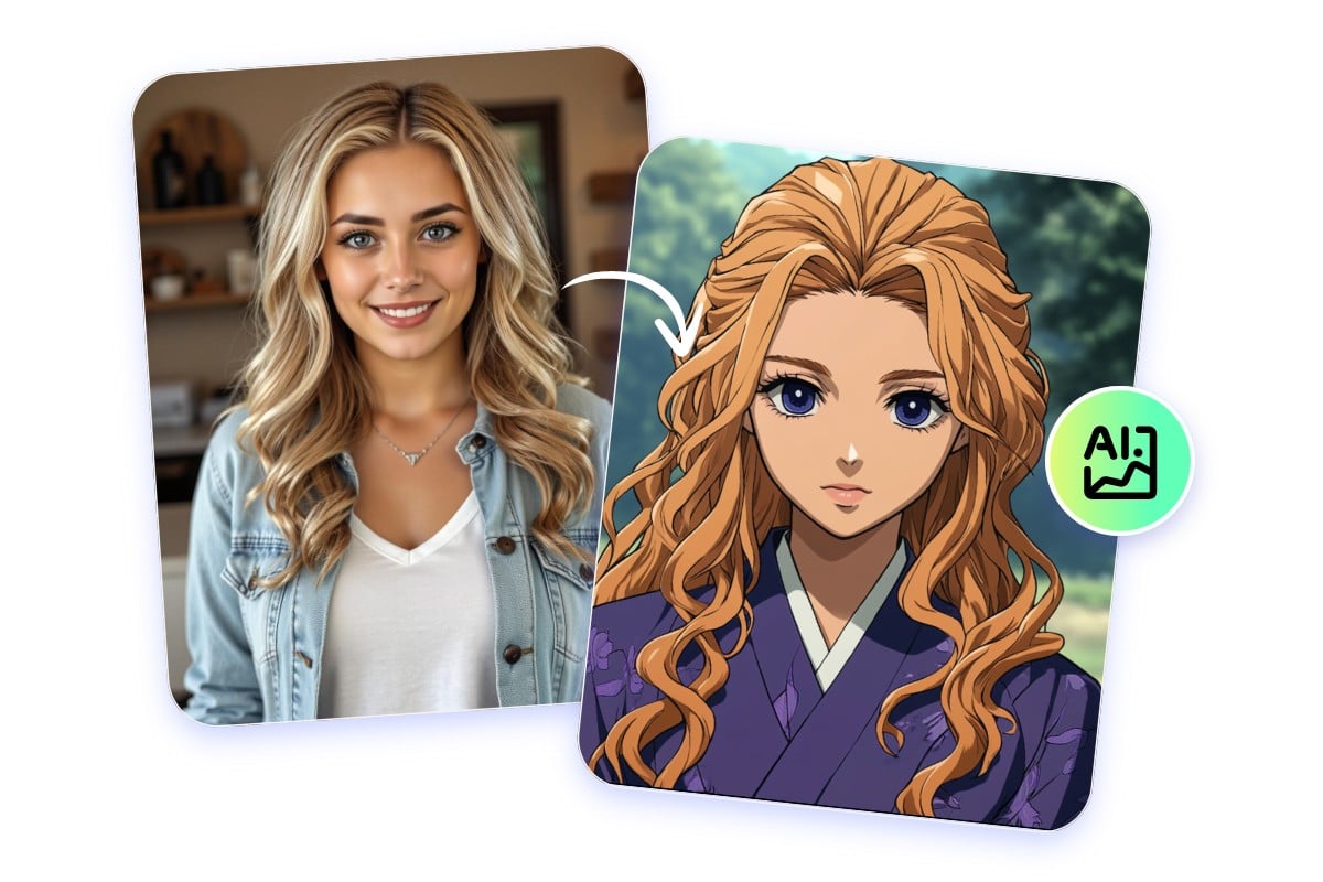 Using AI to generate a girl demon slayer through a photo