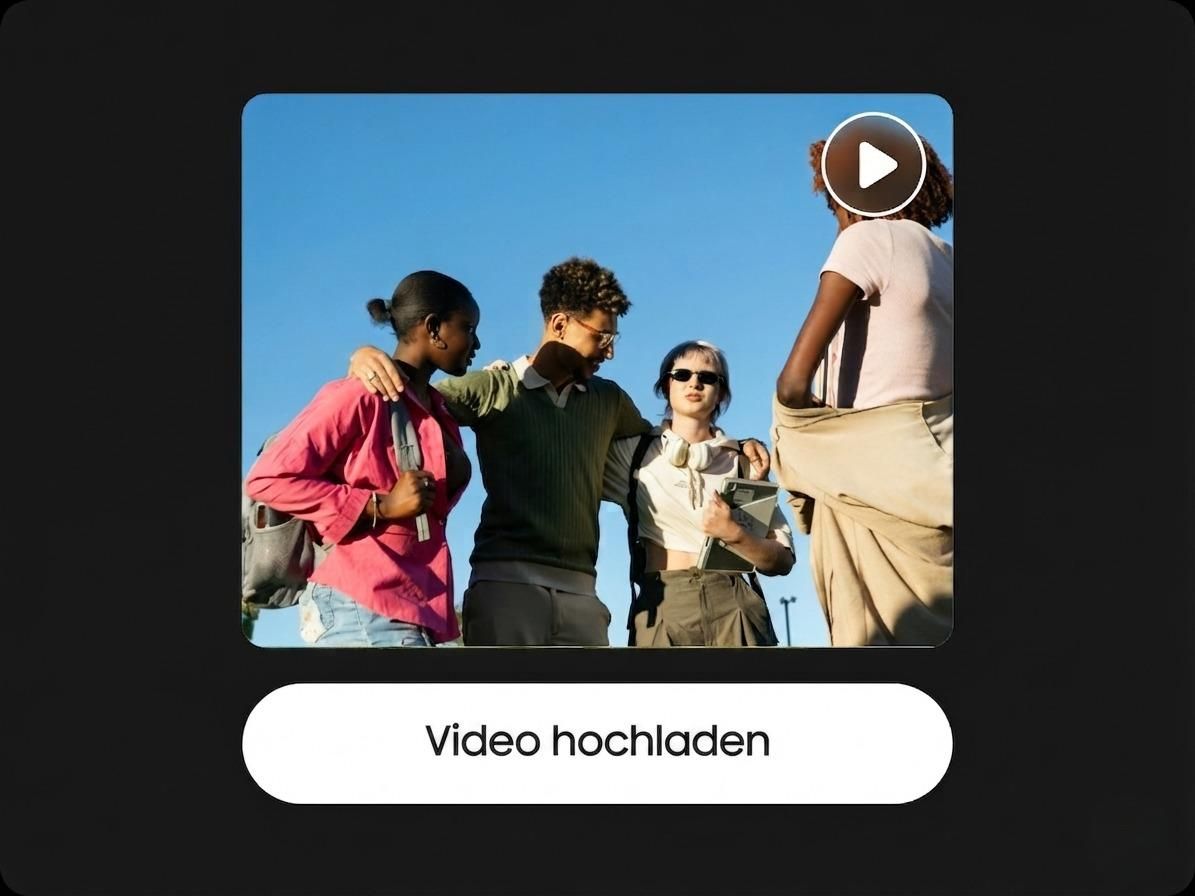 Video hochladen in den KI Objekt Entferner von fotor