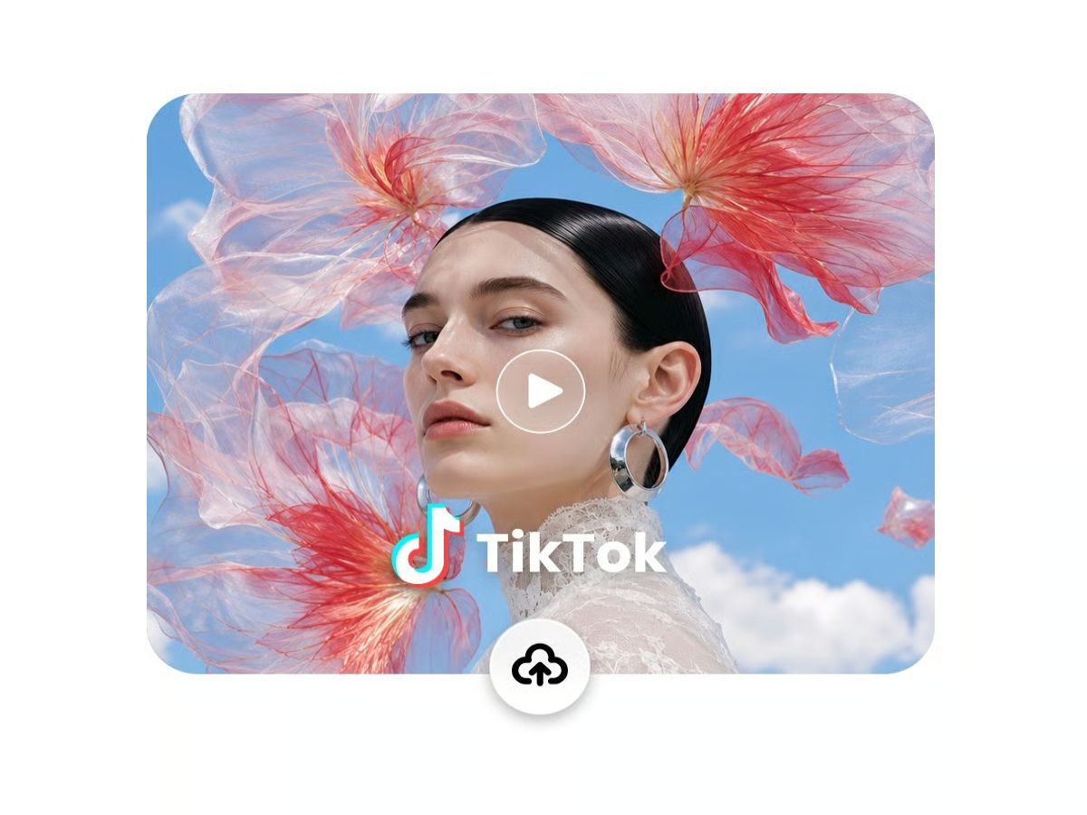 Video mit tiktok wasserzeichen hochladen