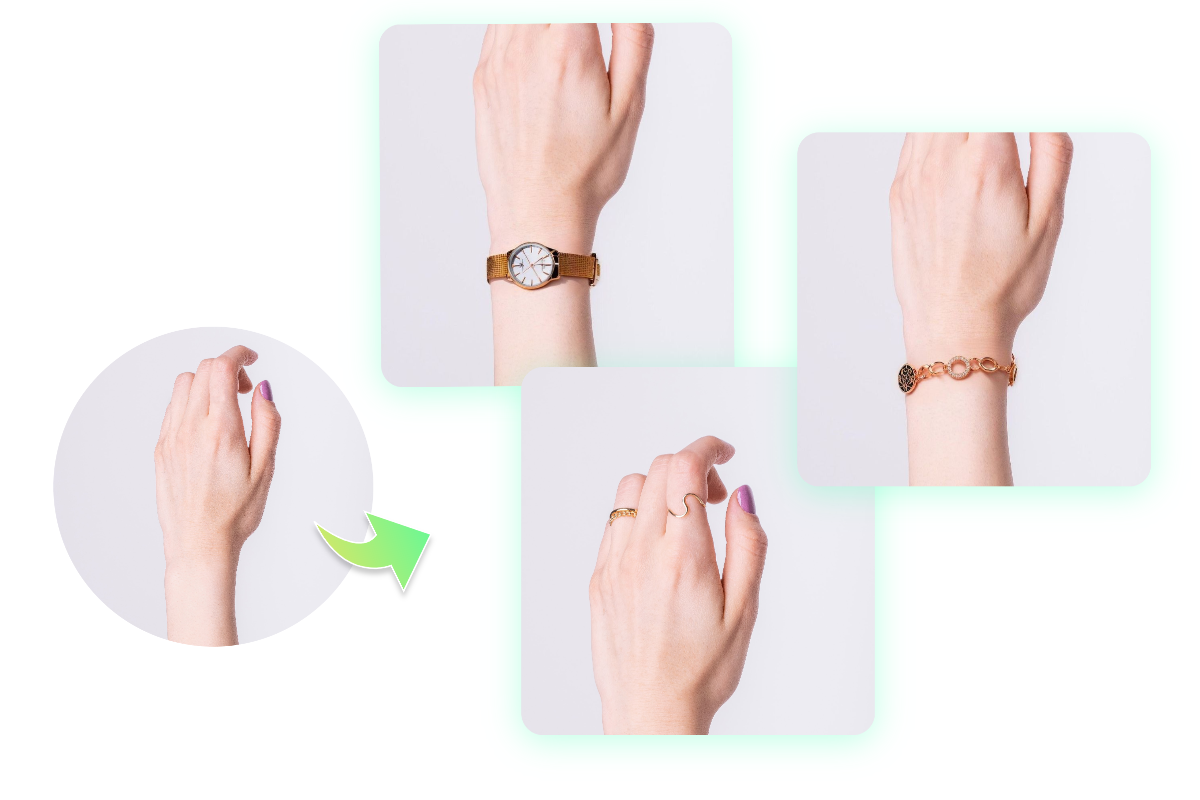 Virtual Jewelry Try on HyperRealistic Jewelry Tryon Solution Fotor