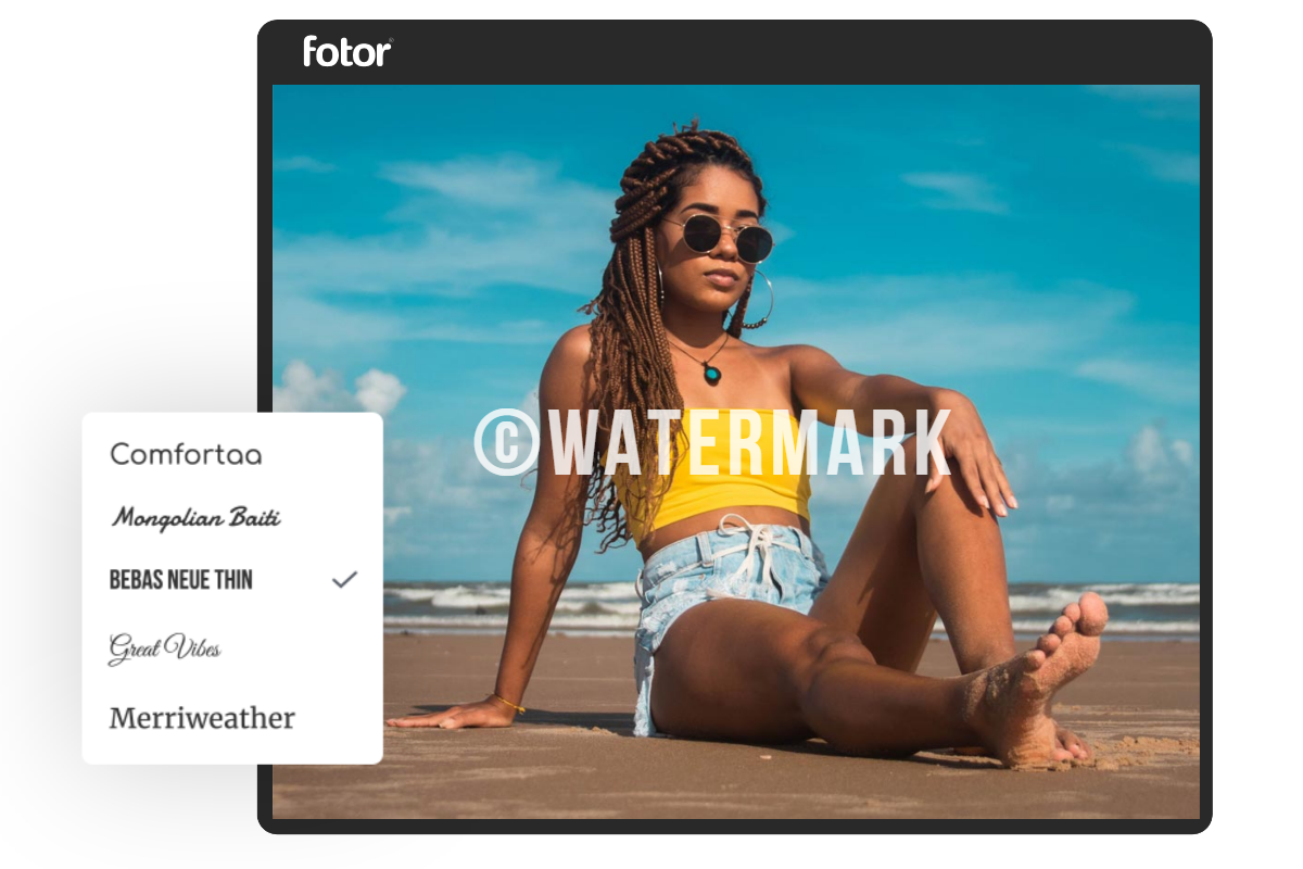 Watermark Photos Add Watermark to Photo Online for Free Fotor