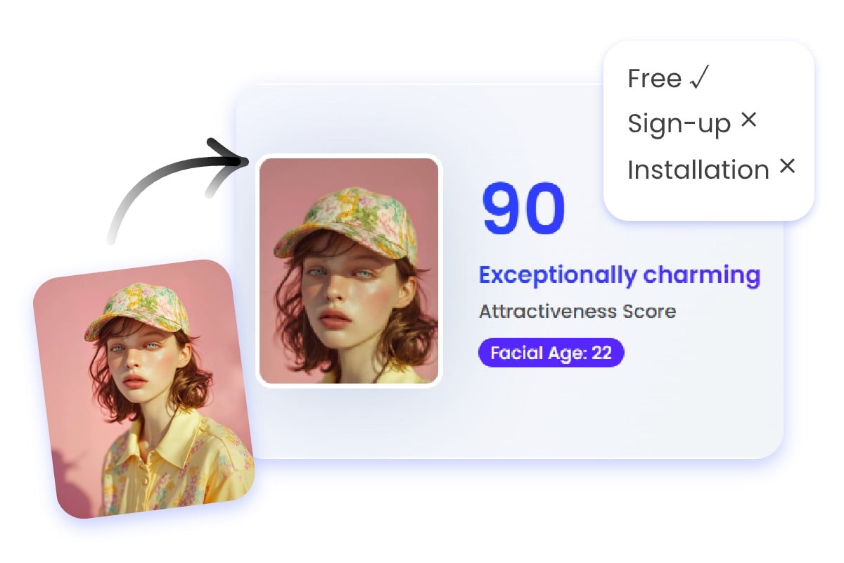 You can use fotor to test how old you look for free online without signing up or downloading software
