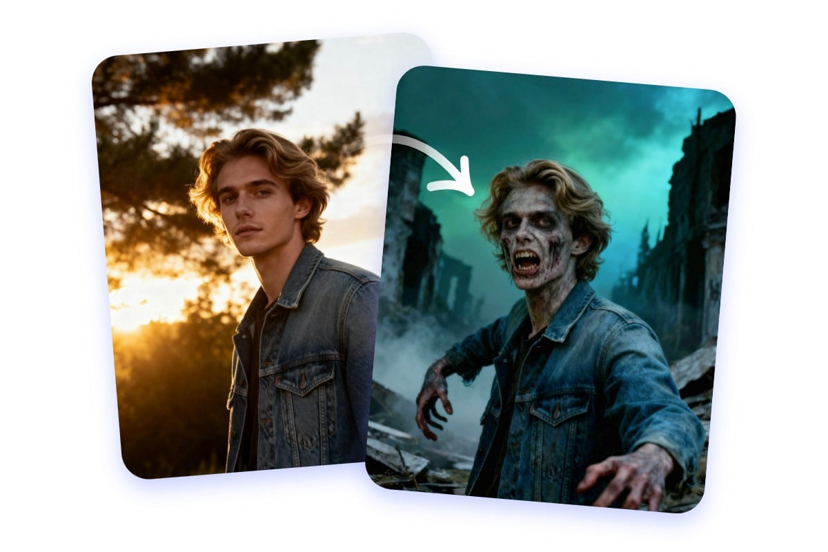 Se transformer en zombie avec le filtre photo horreur