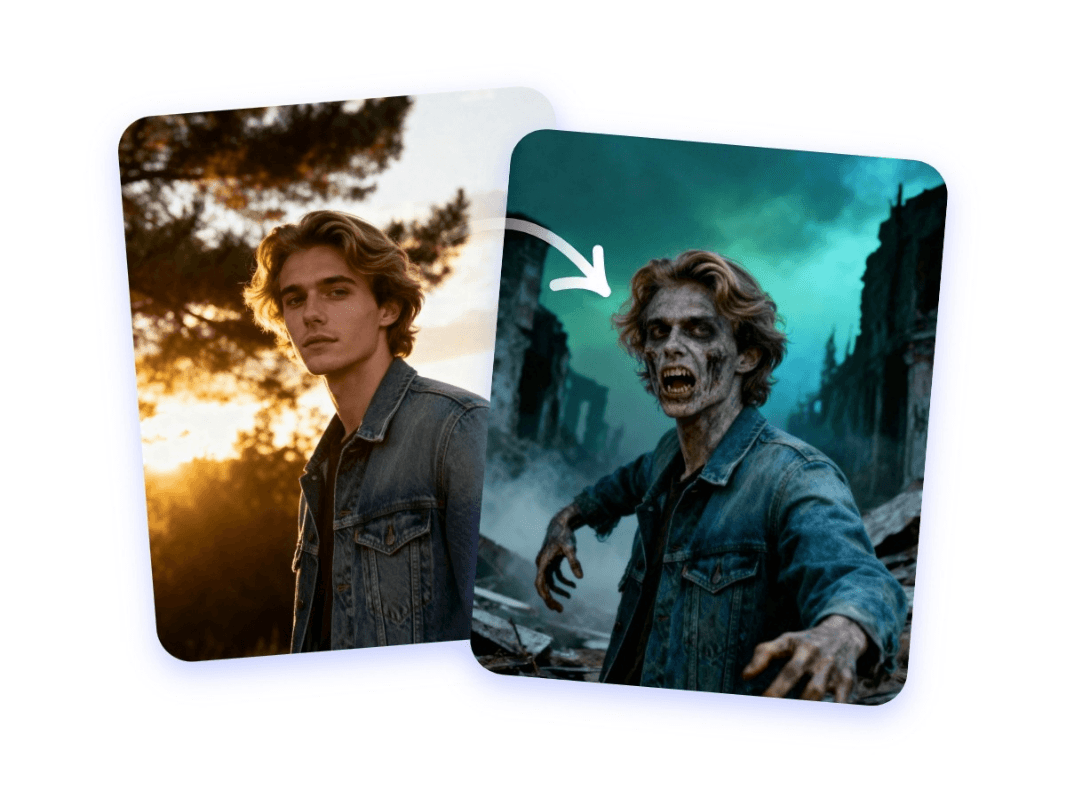 Zombify yourself with zombie picture maker