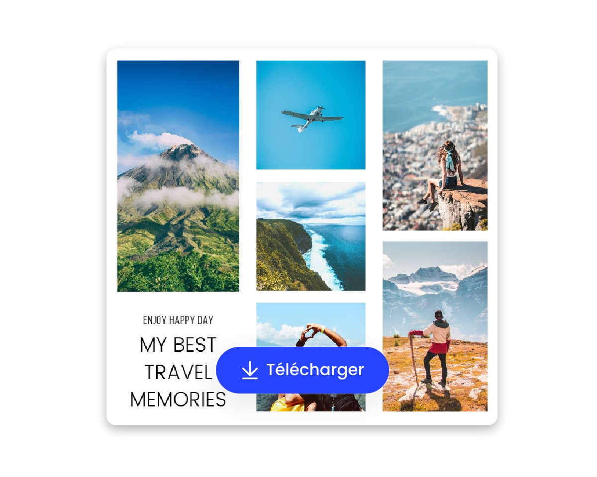 Étape 4 cliquer pour télécharger votre montage photo gratuit en ligne