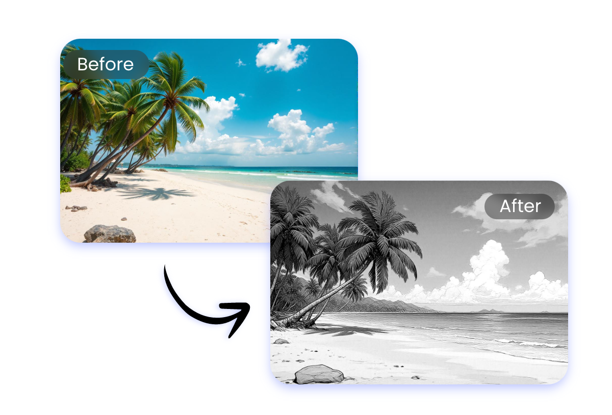 Foto in Line Art umwandeln mit nur einem Klick