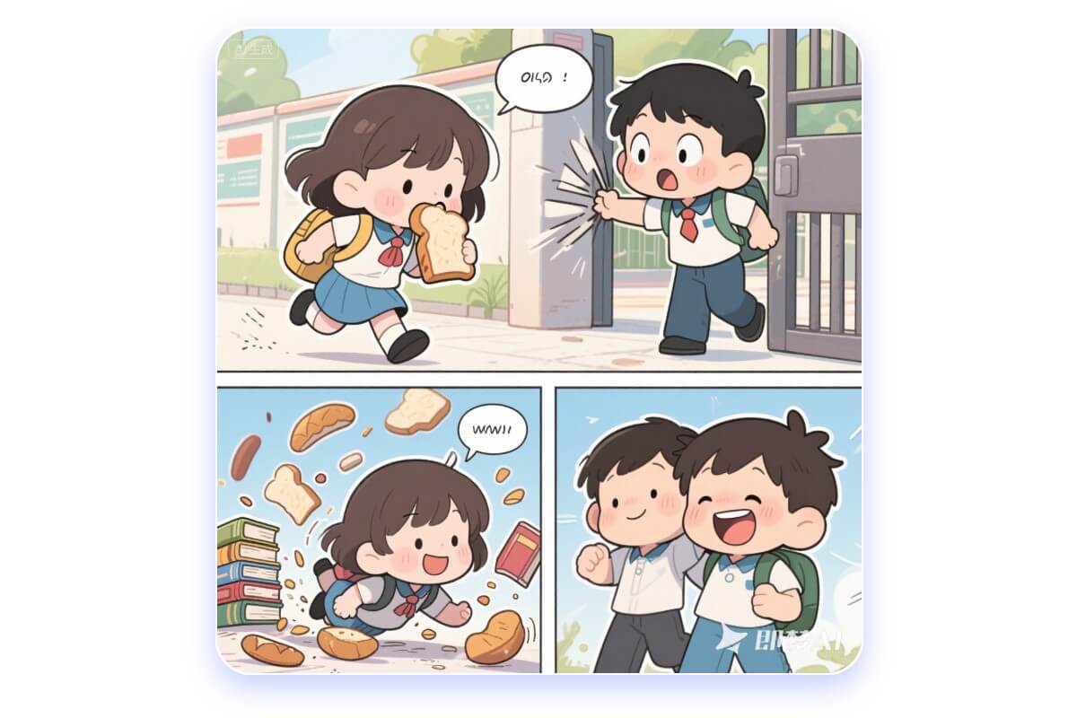 用 AI創作 Q版的網格漫畫