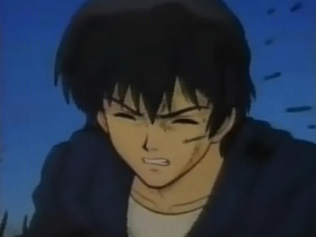 90s style low quality anime video