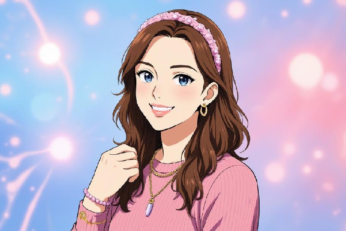 Anime Bilder der Frau mit dem Anime Filter von Fotor