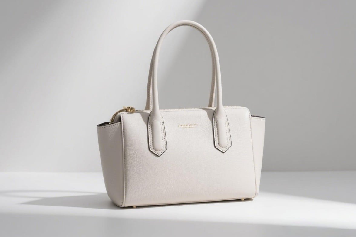 Before image of a white bag