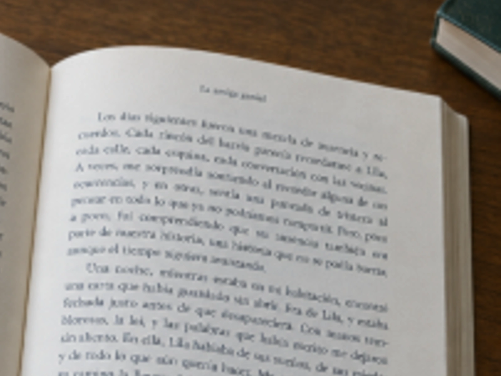 Una imagen de un libro con el texto borroso