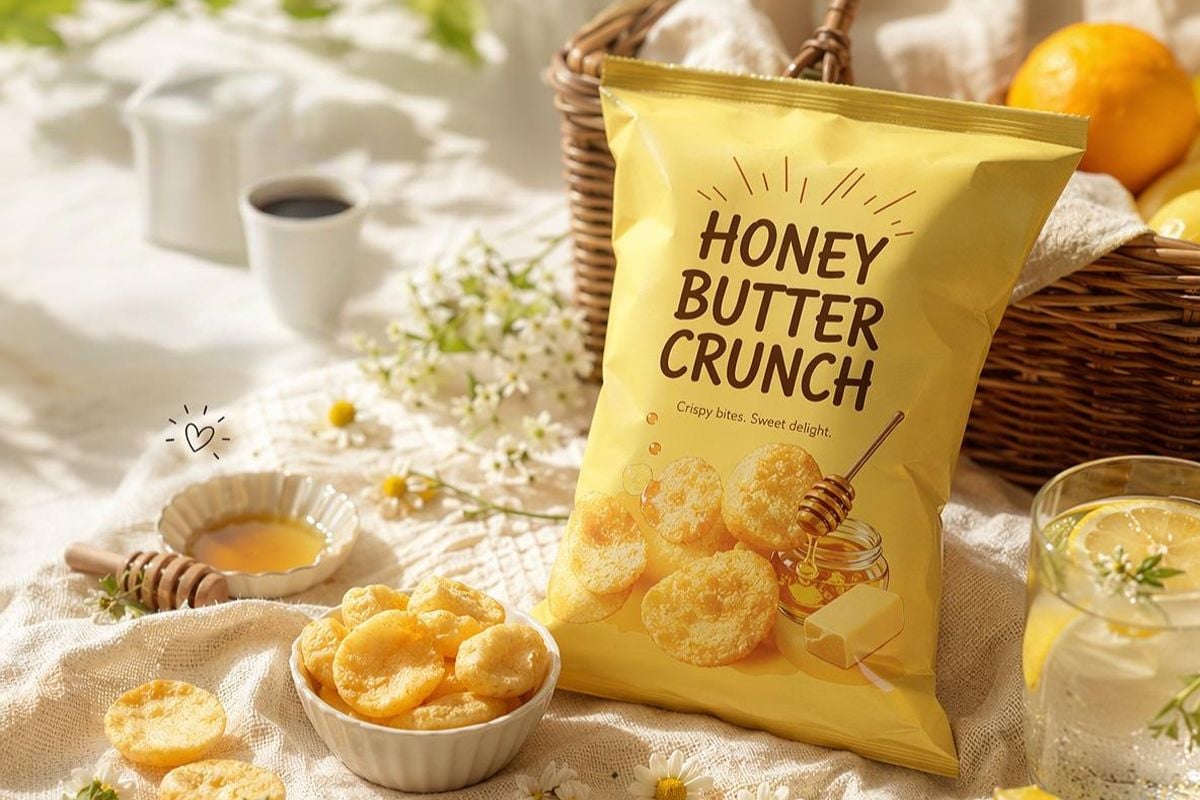 A chips brand visual without text