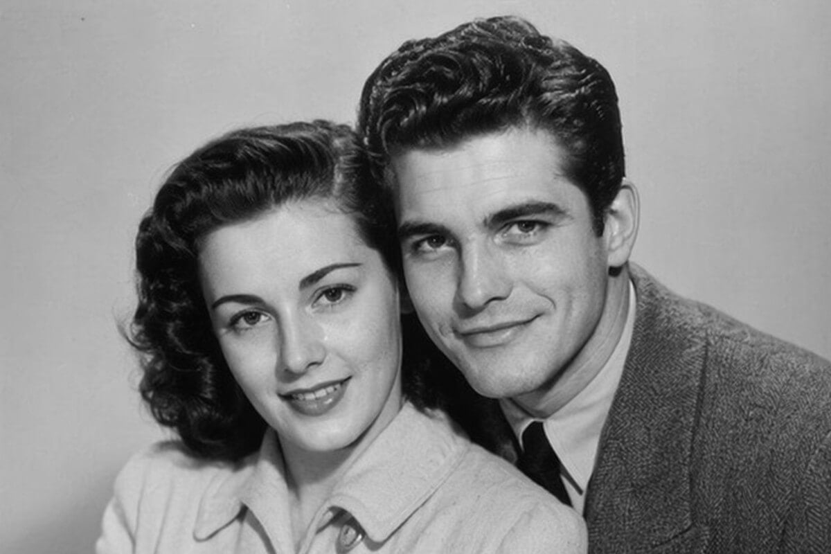A high definition couple photo restored by ai