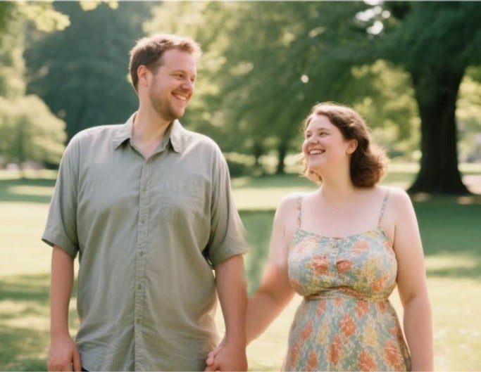 A sweet couple photo