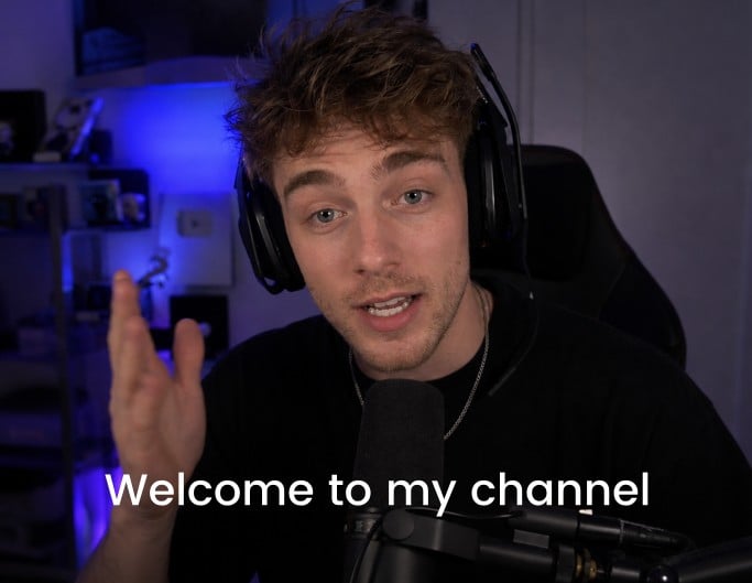 A ugc video with captions