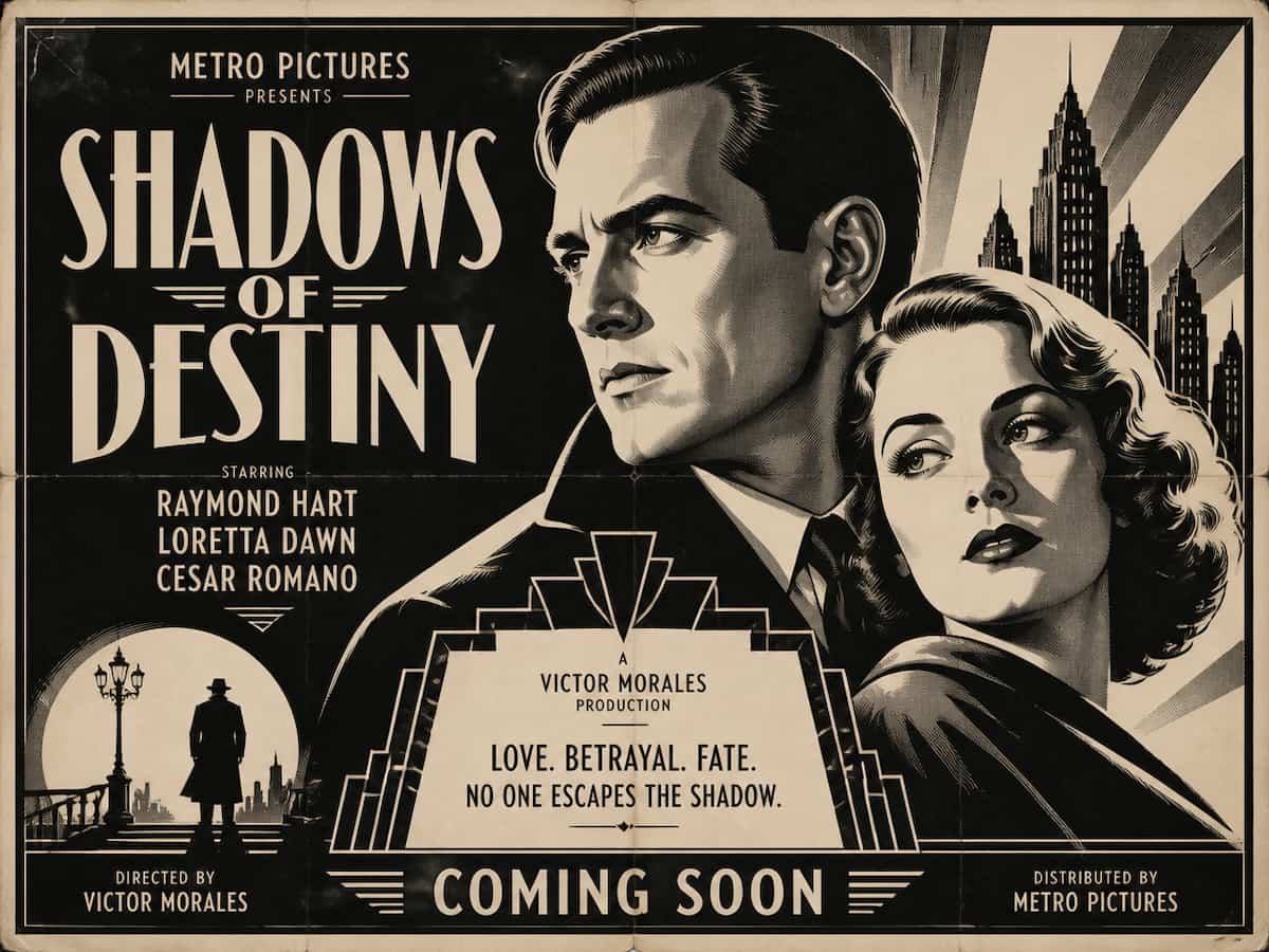 A vintage movie poster