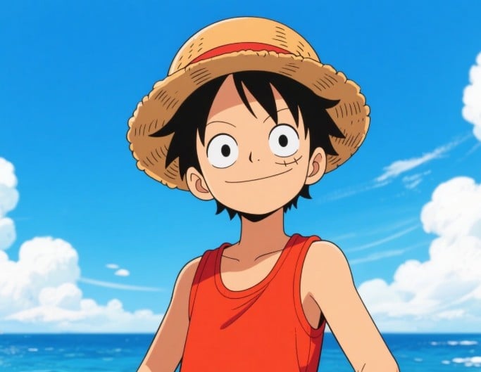 An anime original image of a one piece character