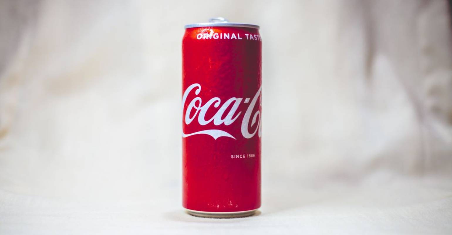 Coco cola in red package