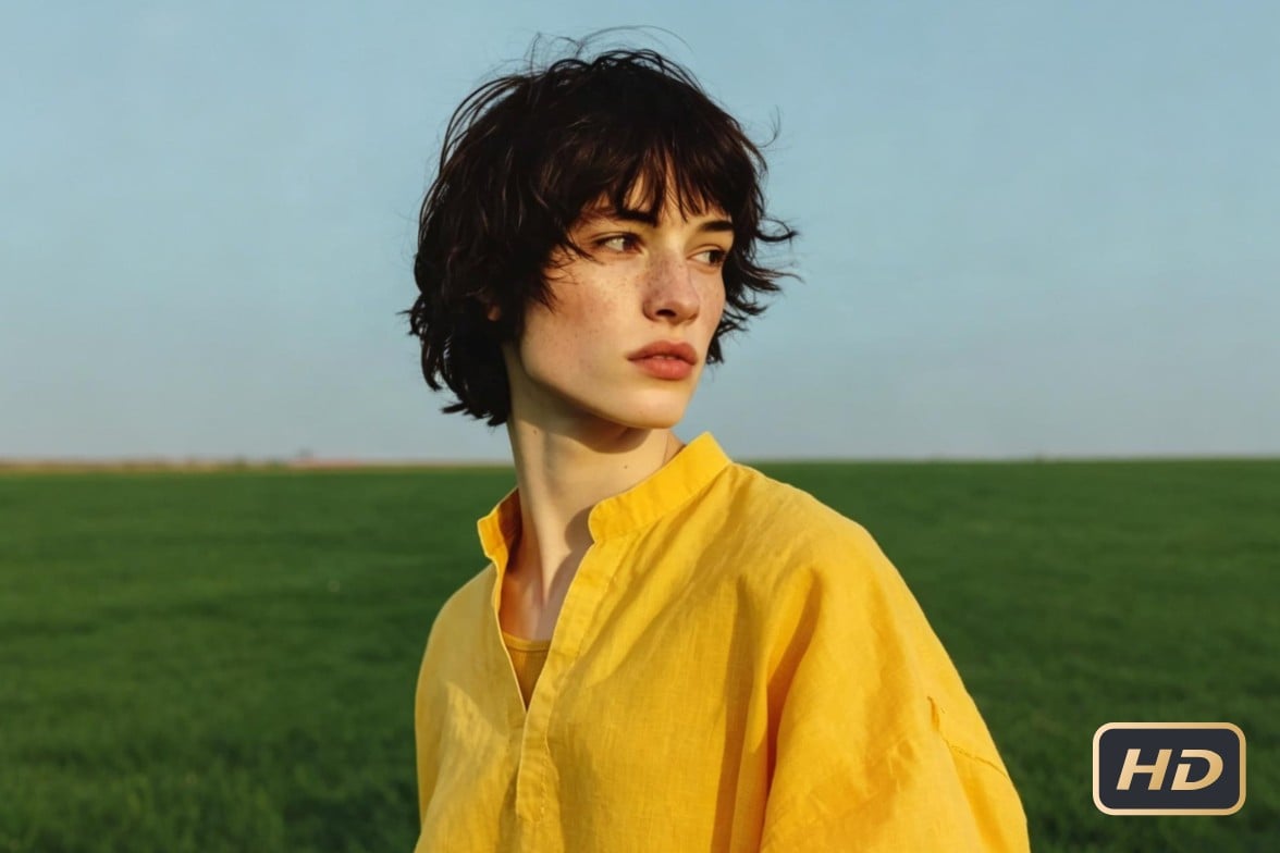 Hd version of female portrait photo