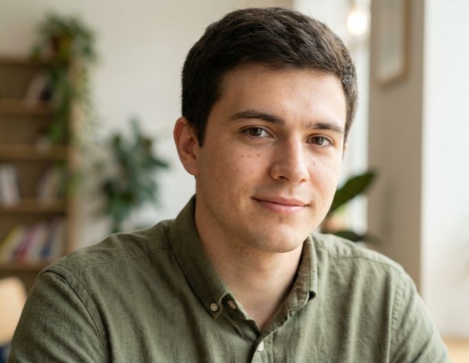 Original photo of a man