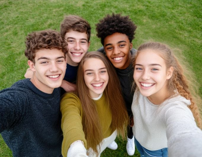 Original version of a 5 people group image