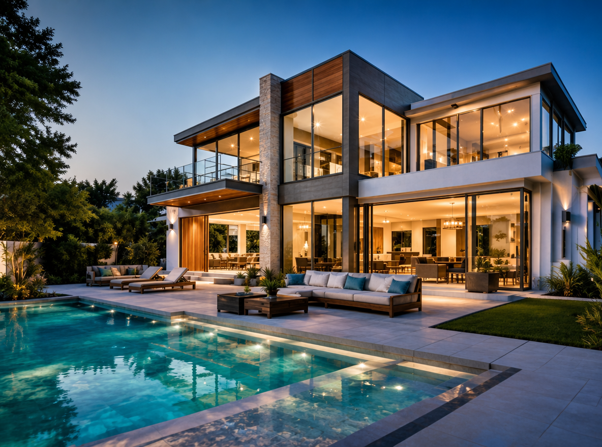 Real estate visual without text