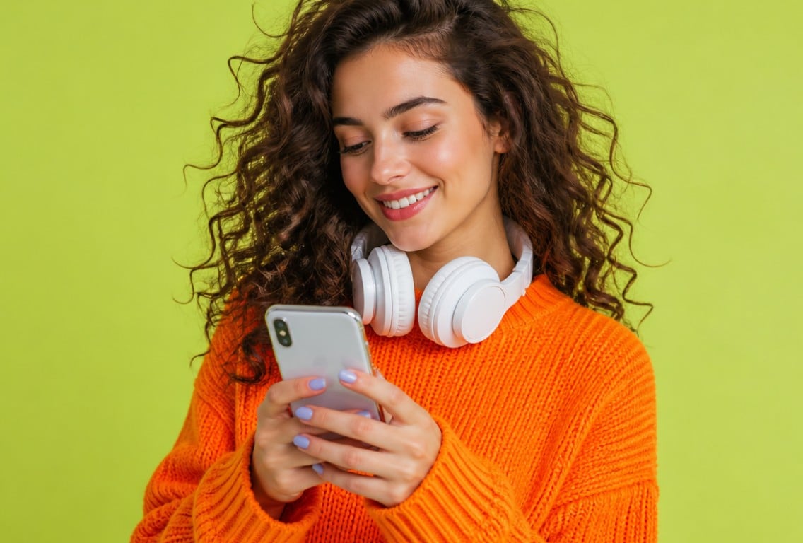 Recolor image of a orange sweater