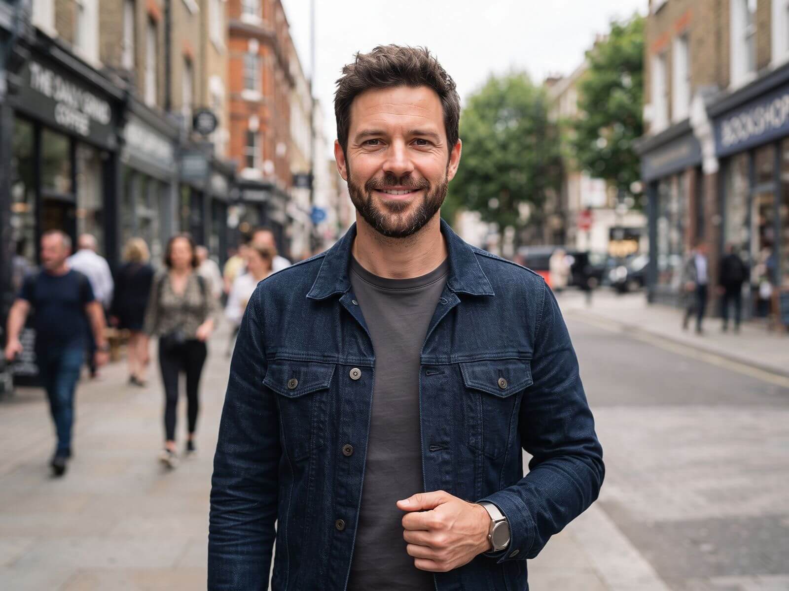 Sample image of a man with a short boxed beard