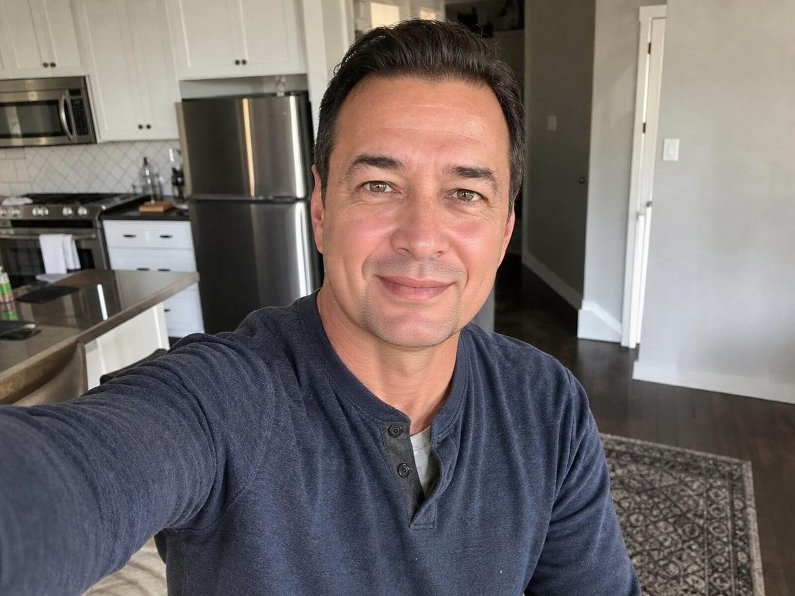 Sample image of a man without a goatee beard