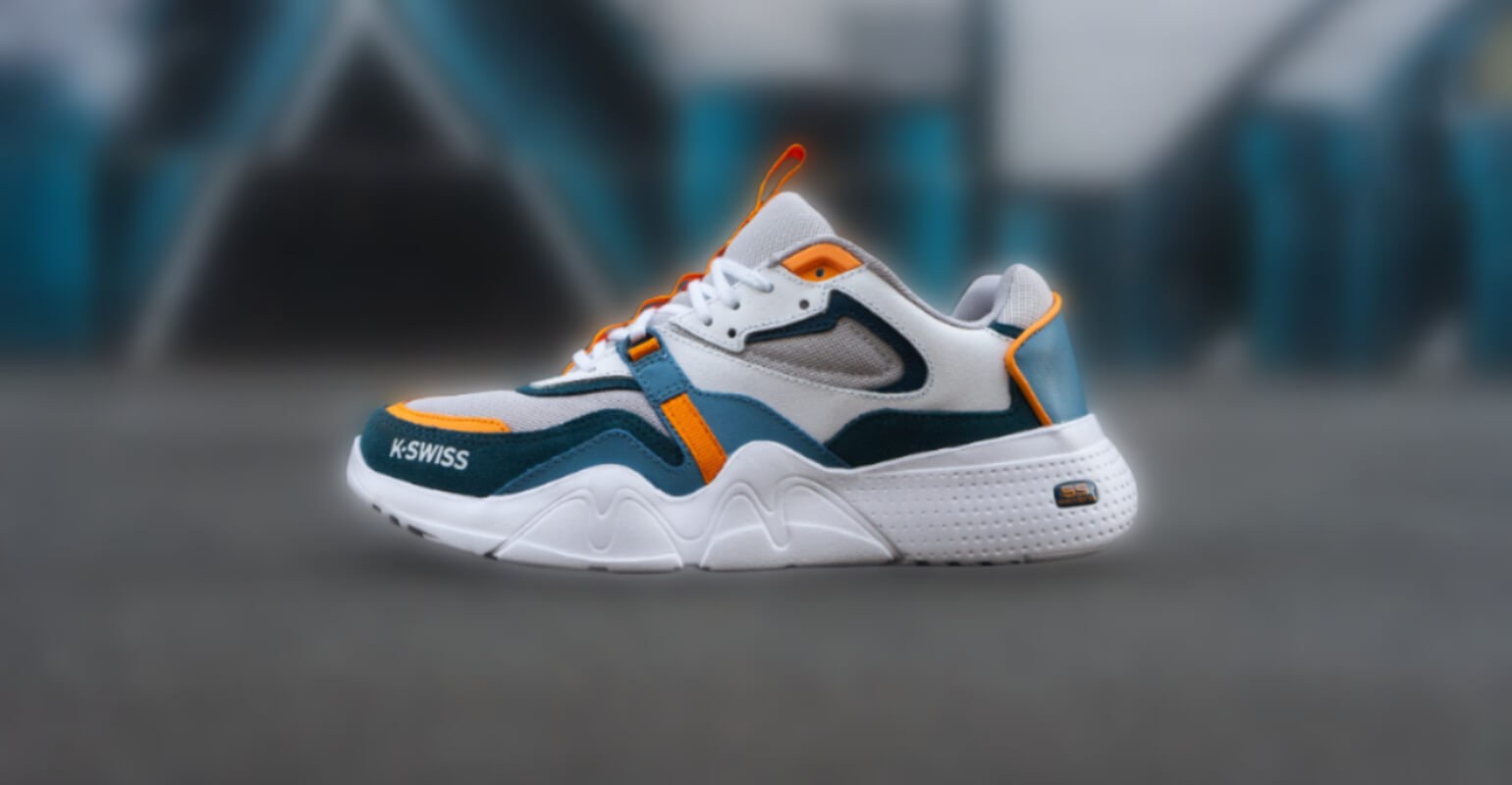 Sneaker photo for e commerce with blurred background