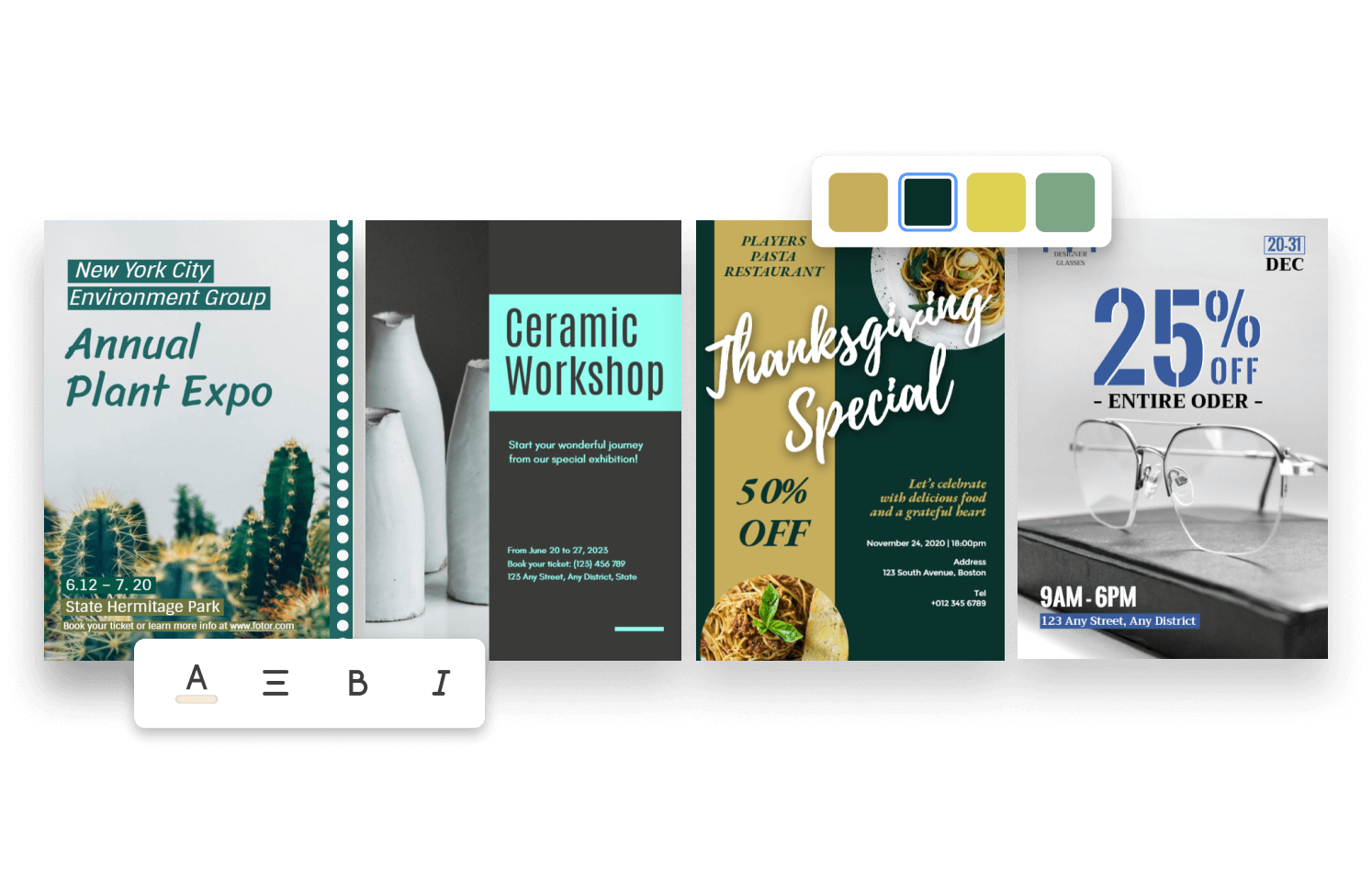 Event Poster Maker Make a Custom Poster for Your Event Easily Fotor