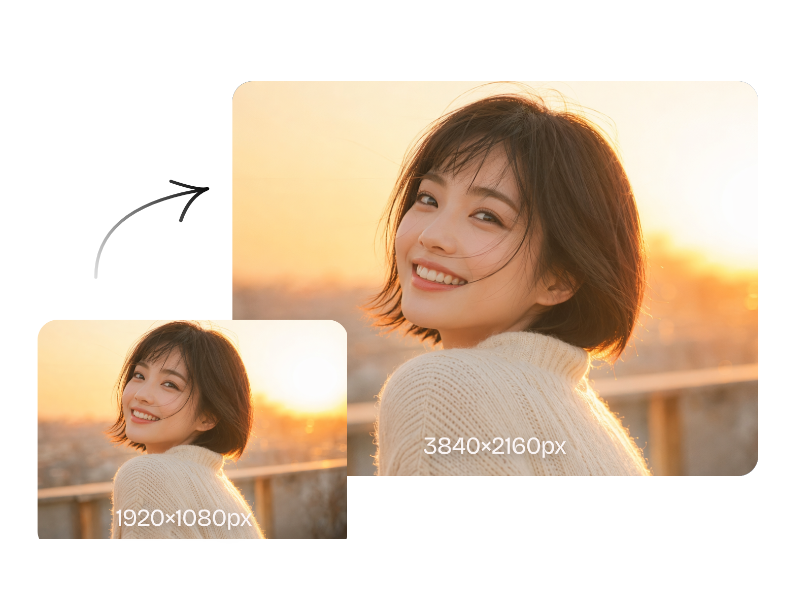 画像を4Kに変換するサイト