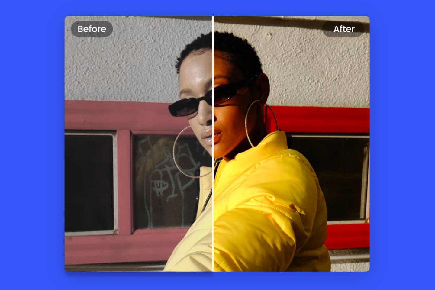Change saturation of image online for free with Fotor image saturator