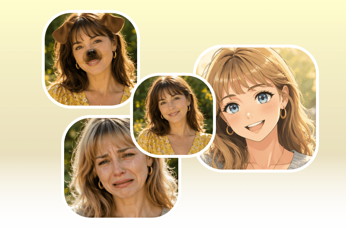 Filtre visage IA gratuit