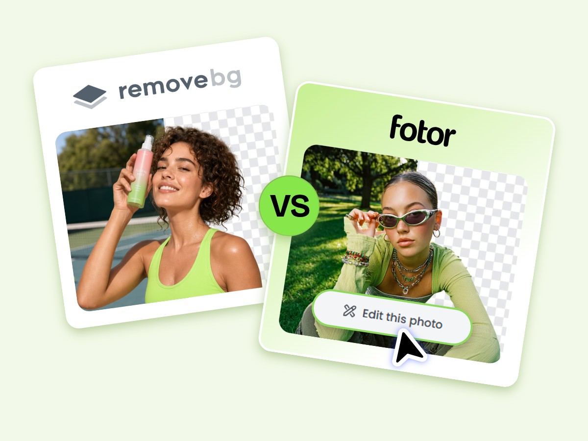 Fotor background remover vs remove bg
