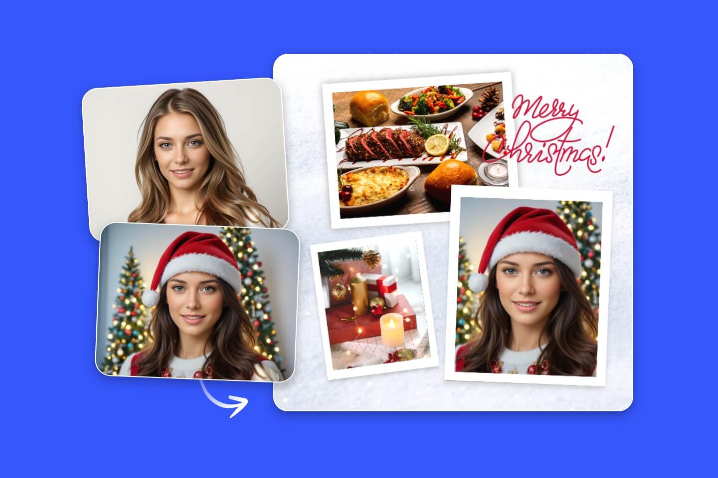 Fotor free online Christmas photo editor