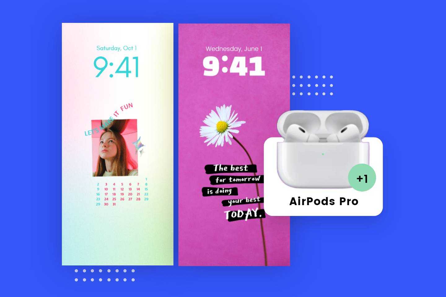 Fotor wallpaper design competition and its reward Air Pods Pro