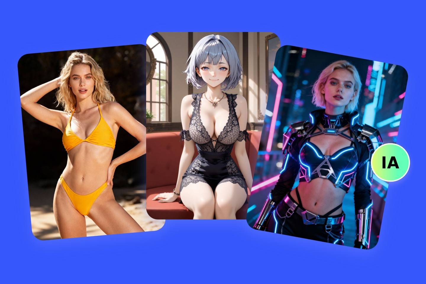 Image bannière de la page de fonction du générateur d IA Girl pour créer une fille IA