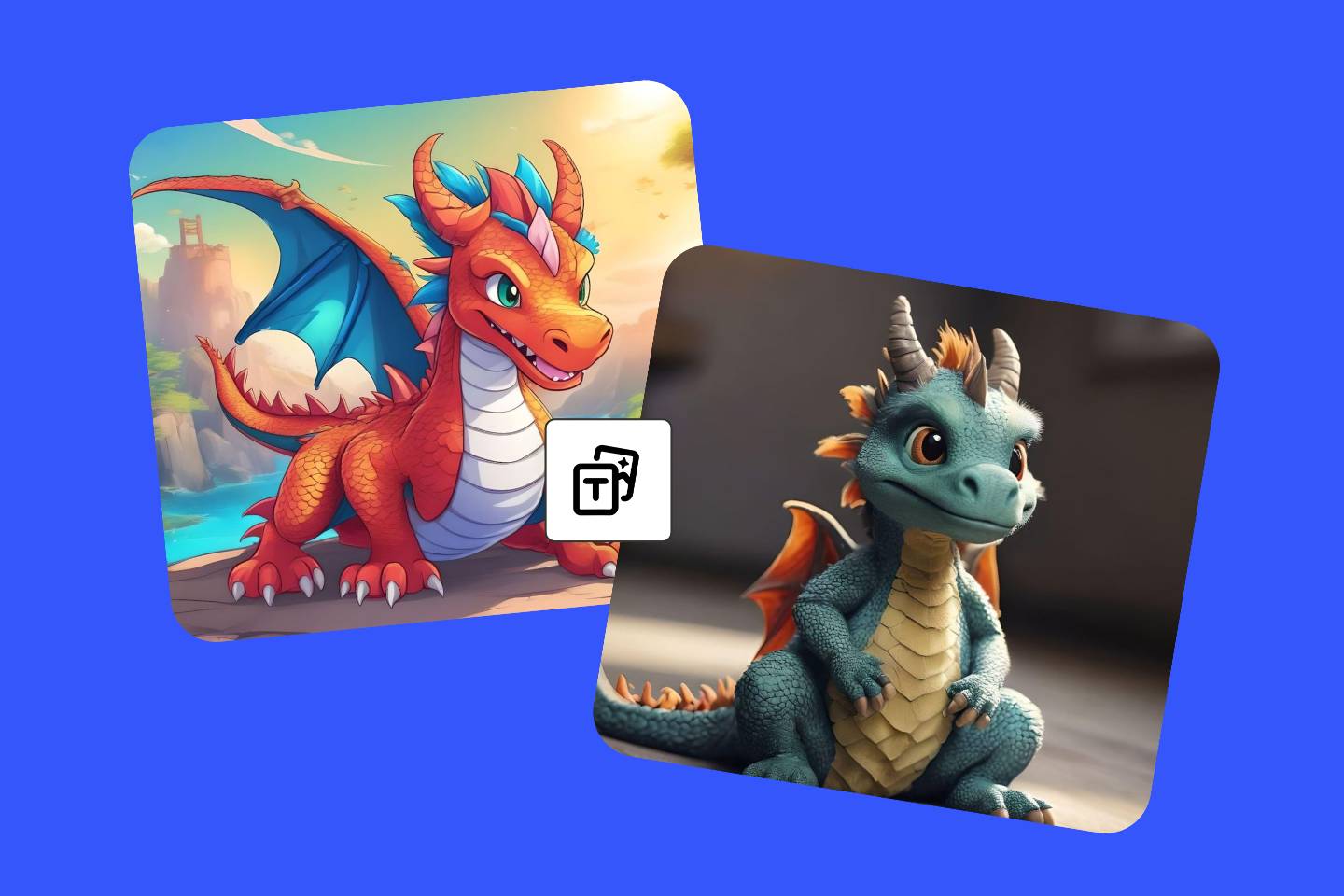 Make a dragon online for free with Fotor dragon maker